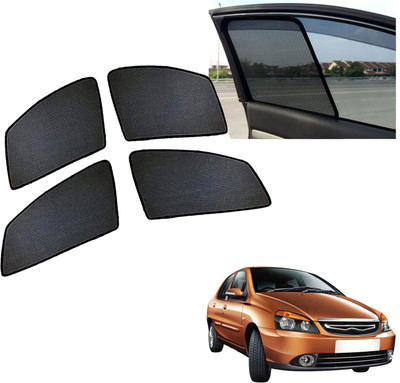 PEEPS STORE Side Window Sun Shade For Tata Indigo CS(Black)