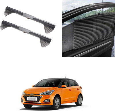 PRTEK Side Window Sun Shade For Hyundai Elite i20(Grey)