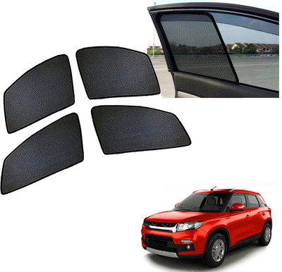 PEEPS STORE Side Window Sun Shade For Maruti Suzuki Brezza(Black)
