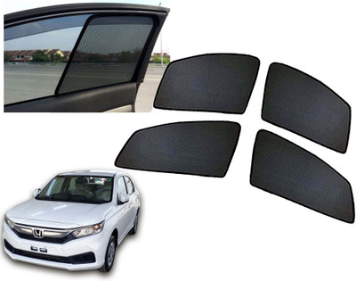 AUTO PEARL Side Window Sun Shade For Honda Amaze(Black)