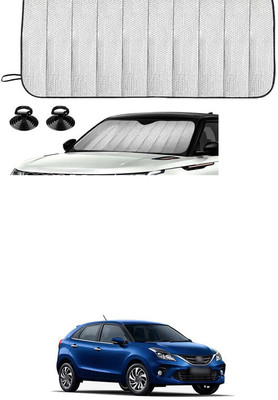 GONAMA Windshield Sun Shade For Toyota Universal For Car(Silver)