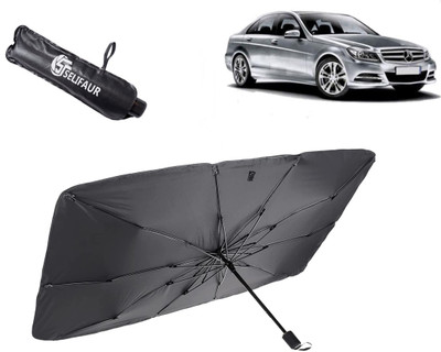 Selifaur Dashboard, Rear Window, Sun Roof, Windshield Sun Shade For Mercedes Benz C180(Black)