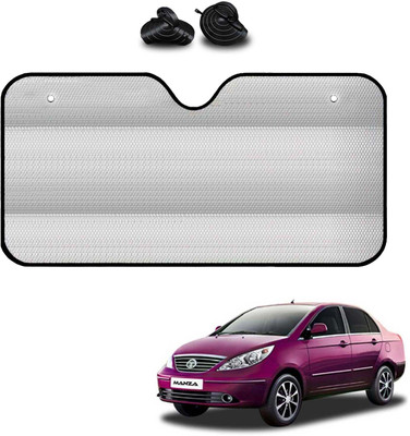 COSMOGEAR Windshield, Dashboard, Rear Window Sun Shade For Tata Manza(Silver)