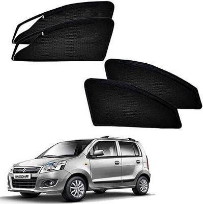 RAKRISH Rear Window, Side Window Sun Shade For Maruti Suzuki WagonR(Black)