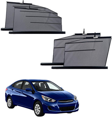 SS FOR YOUR SMART NEEDS Side Window Sun Shade For Hyundai Accent(Black)