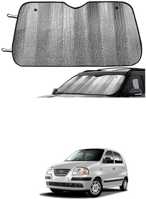 GONAMA Rear Window Sun Shade For Hyundai Universal For Car(Silver)