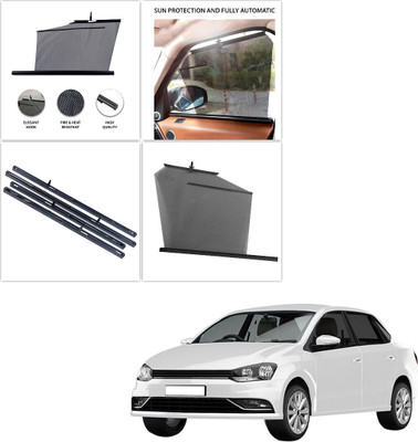 SS FOR YOUR SMART NEEDS Side Window Sun Shade For Volkswagen Ameo(Black)
