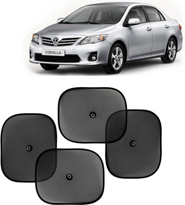 Kingsway Side Window, Rear Window, Windshield Sun Shade For Toyota Corolla Altis(Black)