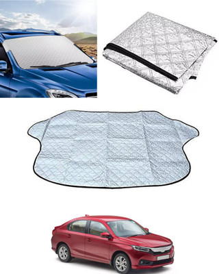 MSNP Windshield Sun Shade For Honda Amaze(Silver)