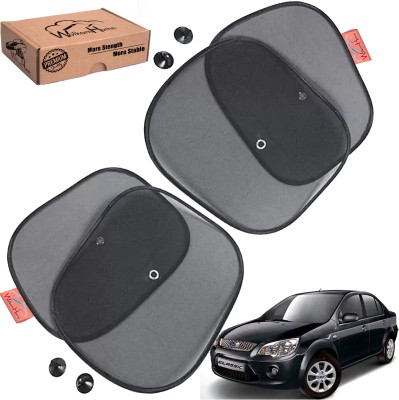 WolkomHome Side Window Sun Shade For Hyundai Verna Fluidic(Black)