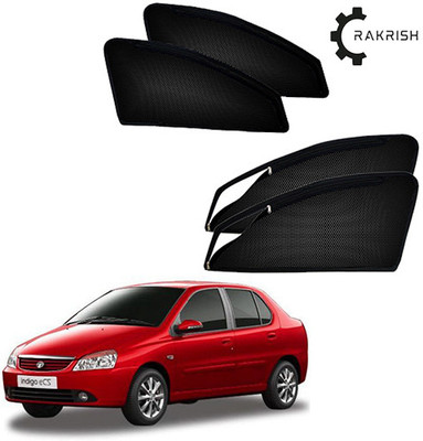 SHANKARAI Rear Window, Side Window Sun Shade For Tata Indigo(Black)