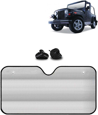 Kingsway Windshield, Dashboard, Rear Window Sun Shade For Mahindra Thar(Silver)