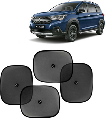 Kingsway Side Window, Rear Window, Windshield Sun Shade For Maruti Suzuki XL6(Black)