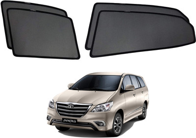 RAKRISH Rear Window, Side Window Sun Shade For Toyota Innova(Black)