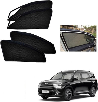 AuTO ADDiCT Side Window Sun Shade For Kia(Black)