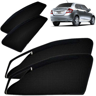 G ILIKA Rear Window, Side Window Sun Shade For Maruti Suzuki New Dzire(Black)