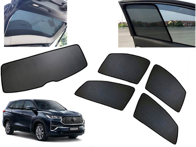 AUTO PEARL Side Window, Rear Window Sun Shade For Toyota Innova(Black)
