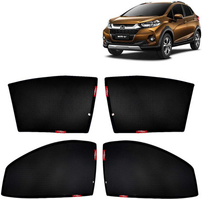 Kingsway Side Window, Rear Window Sun Shade For Honda WRV(Black)