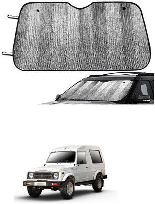 GONAMA Side Window Sun Shade For Maruti Suzuki Gypsy(Silver)