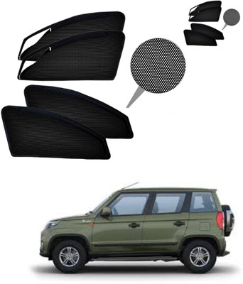 TOP VECHILE Rear Window, Side Window Sun Shade For Mahindra Bolero(Black)