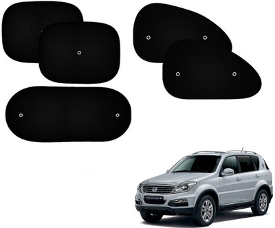 Automotive Prist Side Window Sun Shade For SsangYong Rexton(Black)