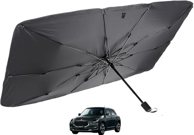 MOCKHE Windshield Sun Shade For Maruti Suzuki New Swift(Silver)