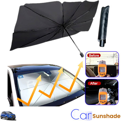 Rhtdm Windshield Sun Shade For Ford Ecosport, Universal For Car(Black)