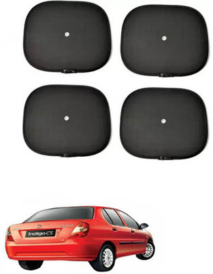 APICAL Side Window Sun Shade For Tata Indigo CS(Black)