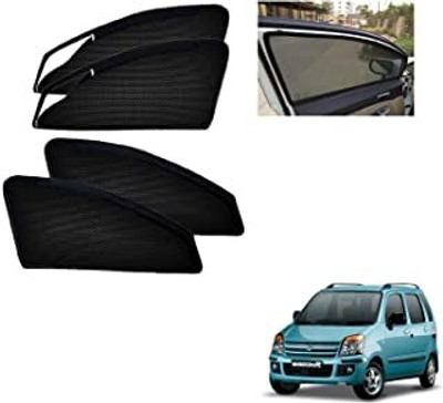 HARKRISH Side Window Sun Shade For Maruti Suzuki WagonR(Black)