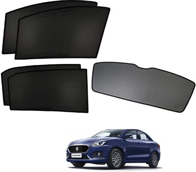 KOZDIKO Side Window, Rear Window Sun Shade For Maruti Suzuki New Dzire(Black)
