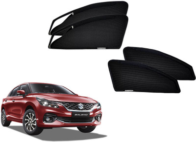 HARKRISH Side Window Sun Shade For Maruti Suzuki Baleno(Black)
