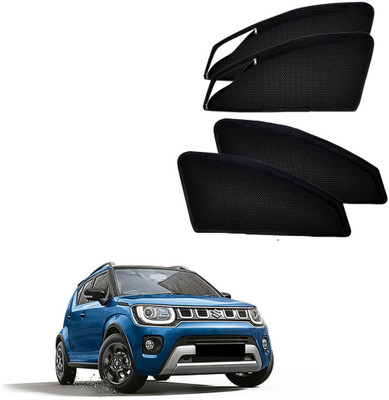 HARKRISH Side Window Sun Shade For Maruti Suzuki Ignis(Black)
