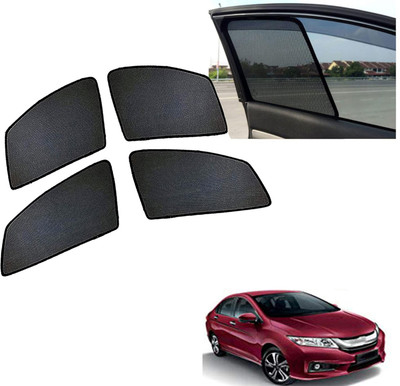 PEEPS STORE Side Window Sun Shade For Honda New City(Black)