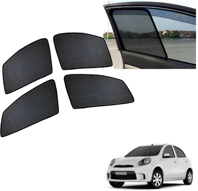 PEEPS STORE Side Window Sun Shade For Nissan Micra Active(Black)