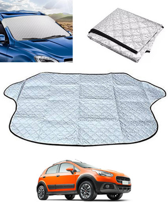 monolive Windshield Sun Shade For Fiat Avventura(Silver)