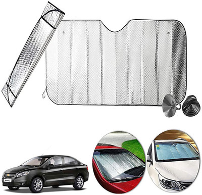 AUTO PEARL Dashboard, Windshield Sun Shade For Chevrolet Sail UVA(Silver)