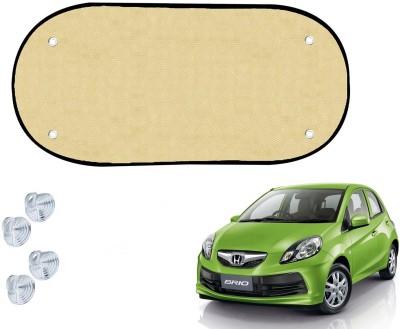 Automotive Prist Side Window Sun Shade For Honda Brio(Beige)