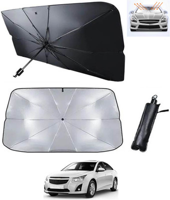AYW Windshield Sun Shade For Chevrolet Cruze(Silver, Black)