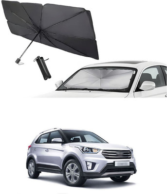 GONAMA Rear Window Sun Shade For Hyundai Creta(Silver)