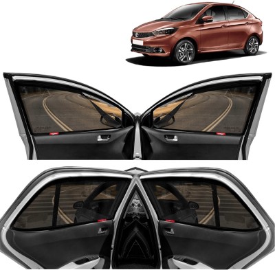 Kingsway Side Window, Rear Window Sun Shade For Tata Tigor(Black)