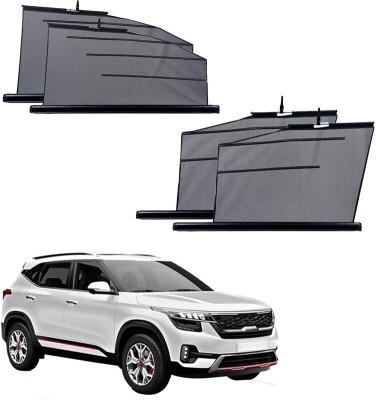 SS FOR YOUR SMART NEEDS Side Window Sun Shade For Kia Seltos(Black)