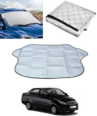 ABJD Windshield Sun Shade For Tata Manza(Silver)