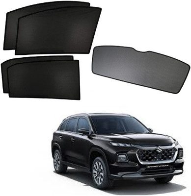 TOP VECHILE Rear Window, Side Window Sun Shade For Maruti Suzuki Grand Vitara(Black)