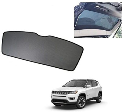 RAKRISH COLLECTION Rear Window Sun Shade For Jeep Compass(Black)