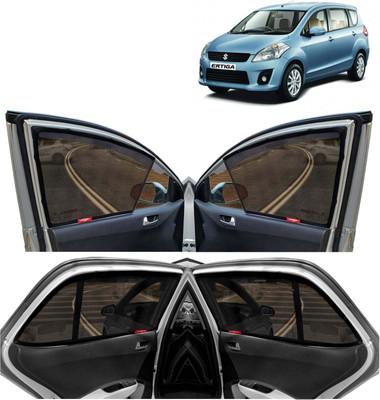 Kingsway Side Window, Rear Window Sun Shade For Maruti Suzuki Ertiga(Black)