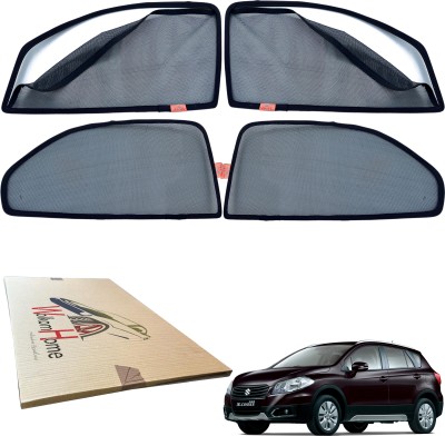 WolkomHome Side Window Sun Shade For Maruti Suzuki S-Cross(Black)