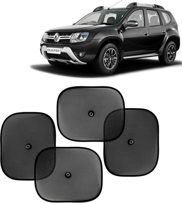 Kingsway Side Window, Rear Window, Windshield Sun Shade For Renault Duster(Black)