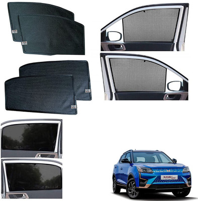 WolkomHome Side Window Sun Shade For Mahindra XUV(Black)