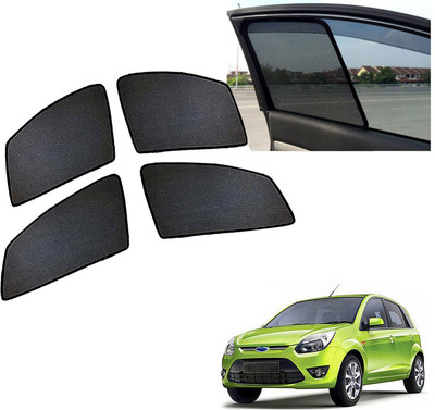 PEEPS STORE Side Window Sun Shade For Ford Figo(Black)
