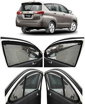 RAKRISH Rear Window, Side Window Sun Shade For Toyota Innova Crysta(Black)